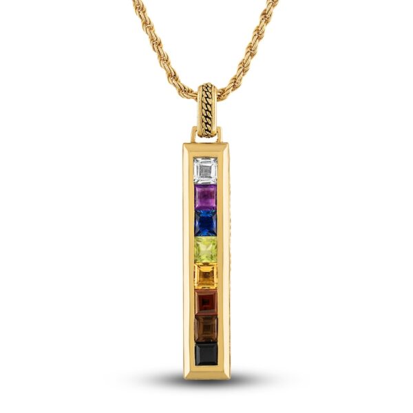 Colored Quartz Necklace