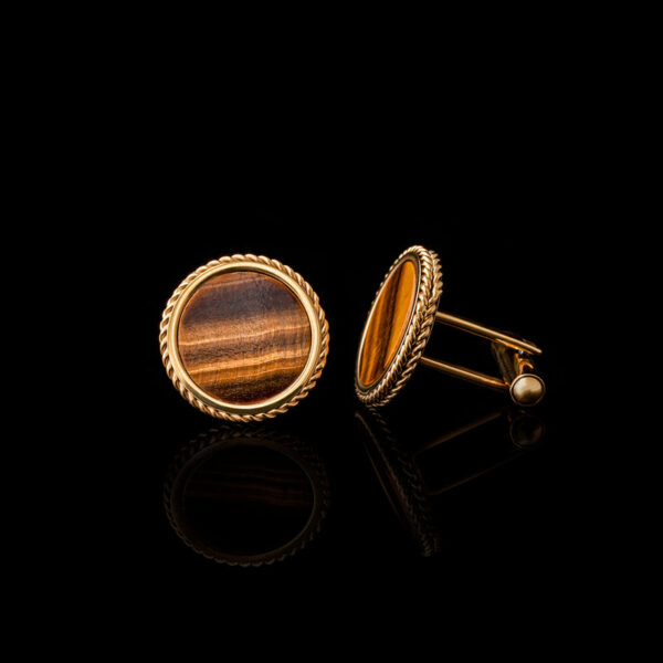 Tiger's Eye Cufflinks