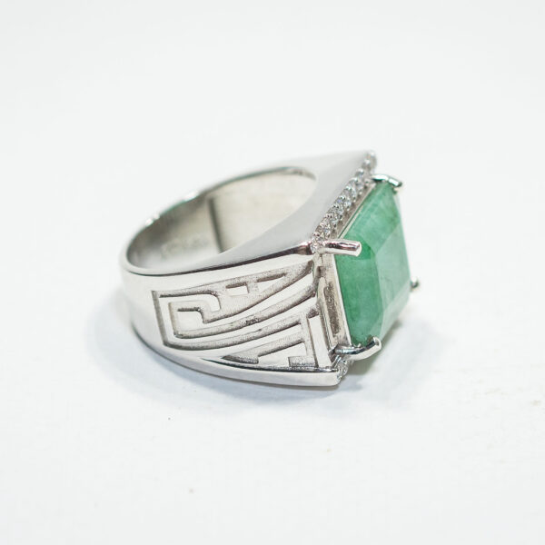 Emerald and Diamond Ring